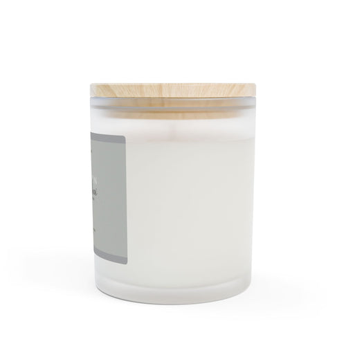 Cinnamon & Chai Soy Wax Candle, Frosted Glass Candle, Aromatherapy,