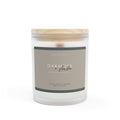 Oakmoss & Amber Scented Candle, 11oz Frosted Glass || Zodiac Decor, Re
