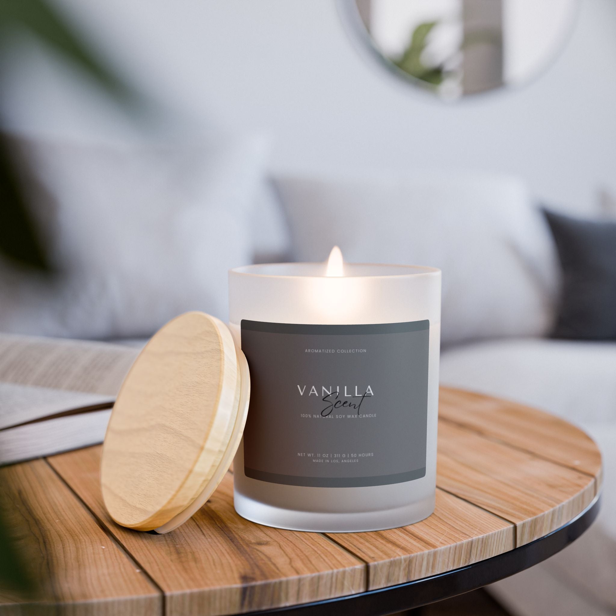 Vanilla Scented Candle - Aromatherapy Gift for Zodiac Lovers, Home Dec