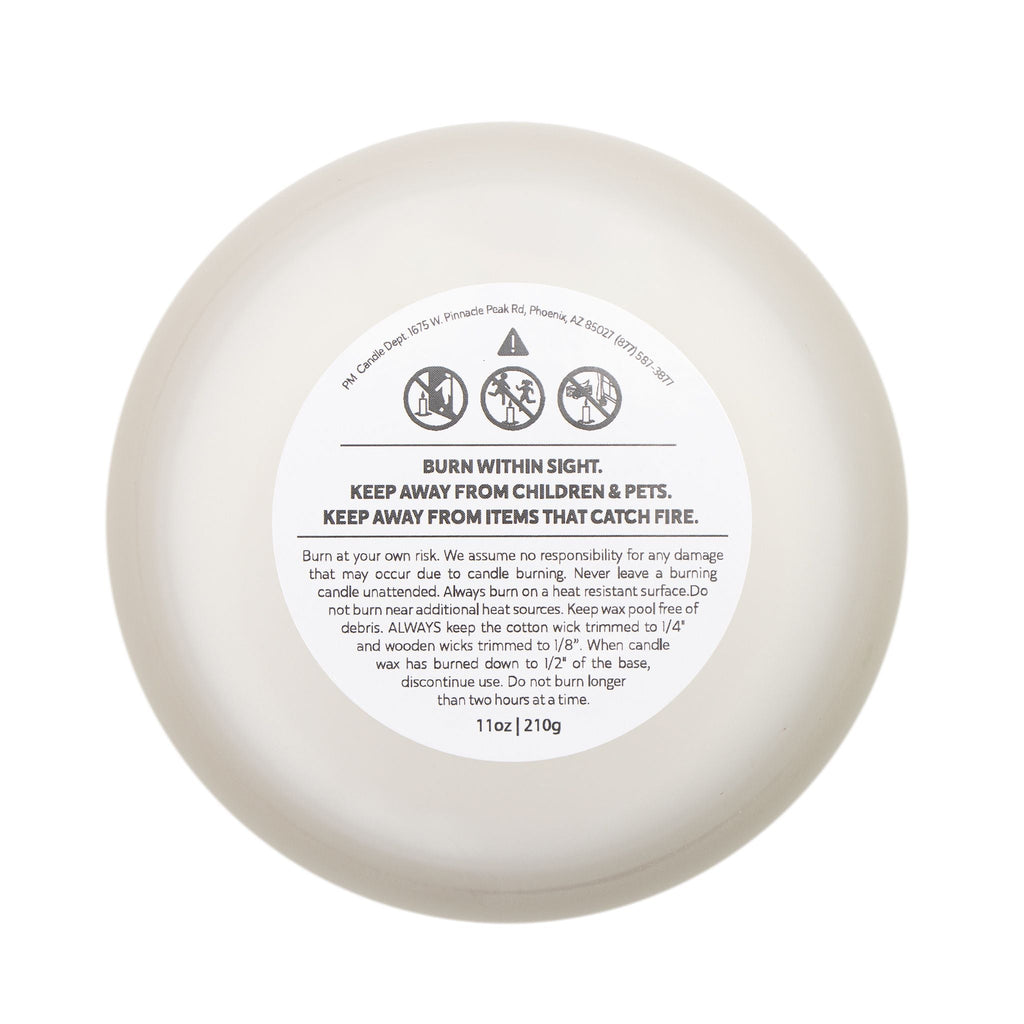 Cinnamon & Chai Soy Wax Candle, Frosted Glass Candle, Aromatherapy,