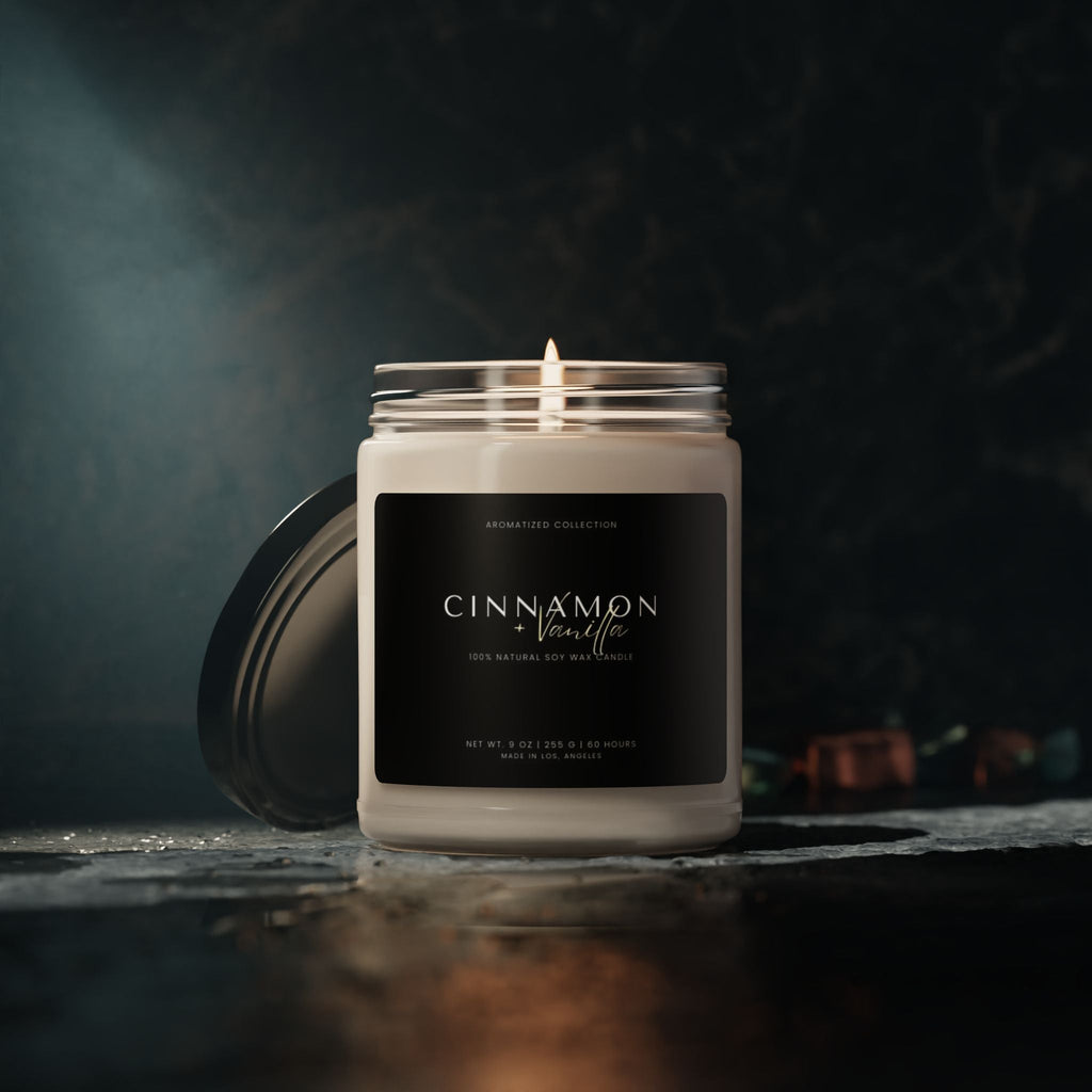 Cinnamon & Vanilla | Cozy Home Decor, Relaxation Gift, Aromatherapy,