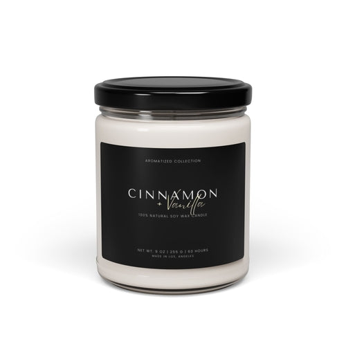 Cinnamon & Vanilla | Cozy Home Decor, Relaxation Gift, Aromatherapy,