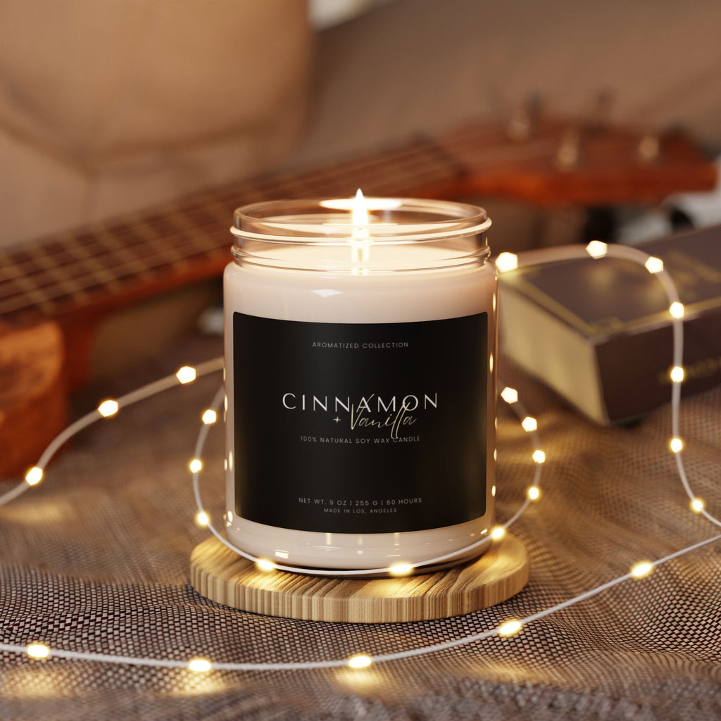 Cinnamon & Vanilla | Cozy Home Decor, Relaxation Gift, Aromatherapy,