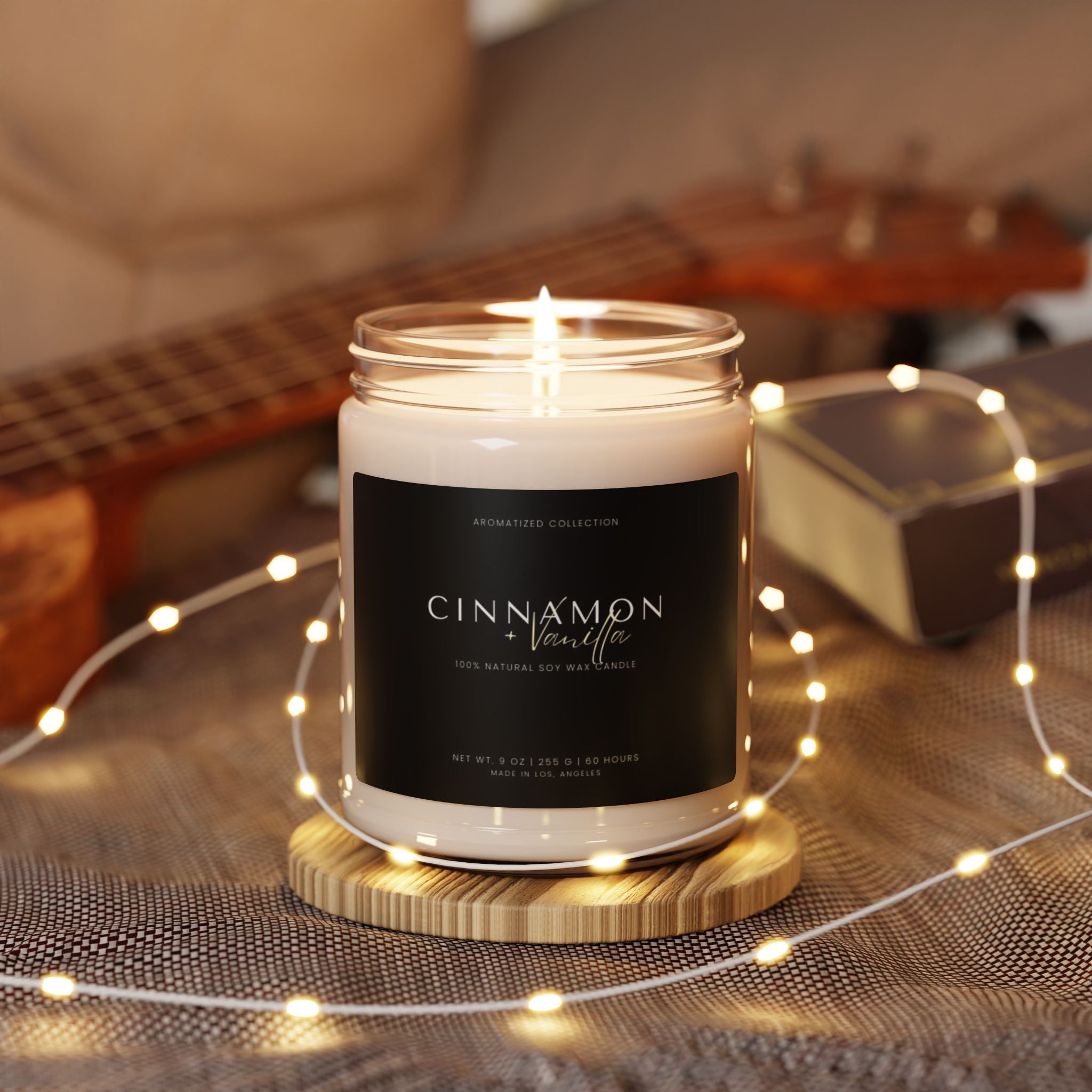 Cinnamon & Vanilla | Cozy Home Decor, Relaxation Gift, Aromatherapy,