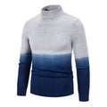 Mens Mid-Neck Thermal Gradient Sweater