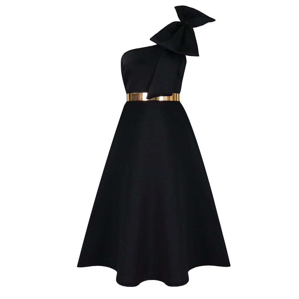 Valentines Day Fashionable Solid-Color Sexy Evening Gown For Women