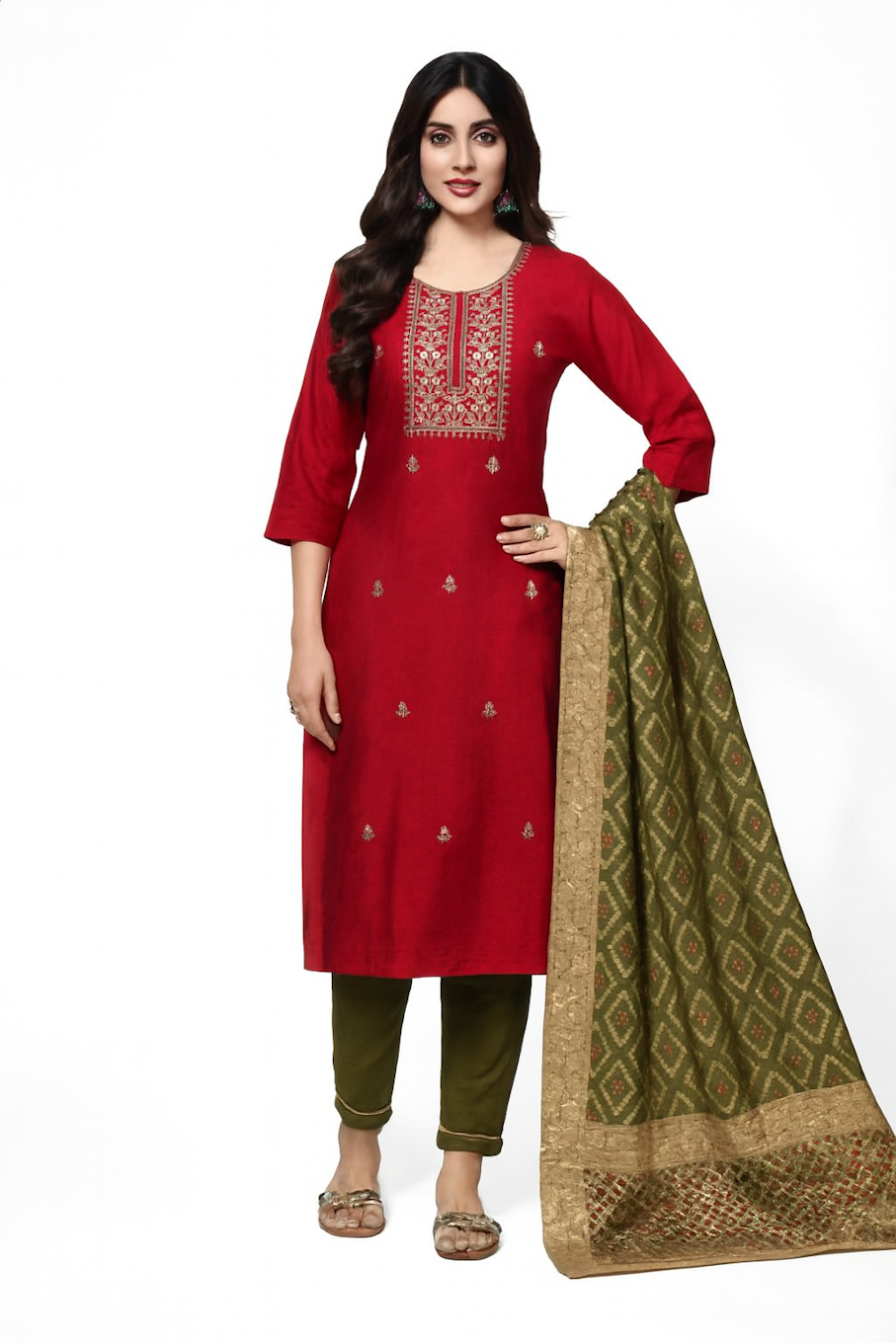 Women Traditional Ethnic Set for Weddings & Festivals