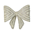 Crystal Bow Barrette Hair Clip for Women