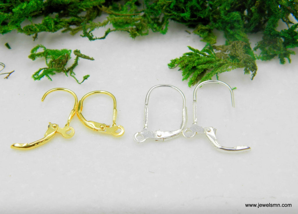 Sterling Silver Olive Branch Earrings - Delicate Leaf Design